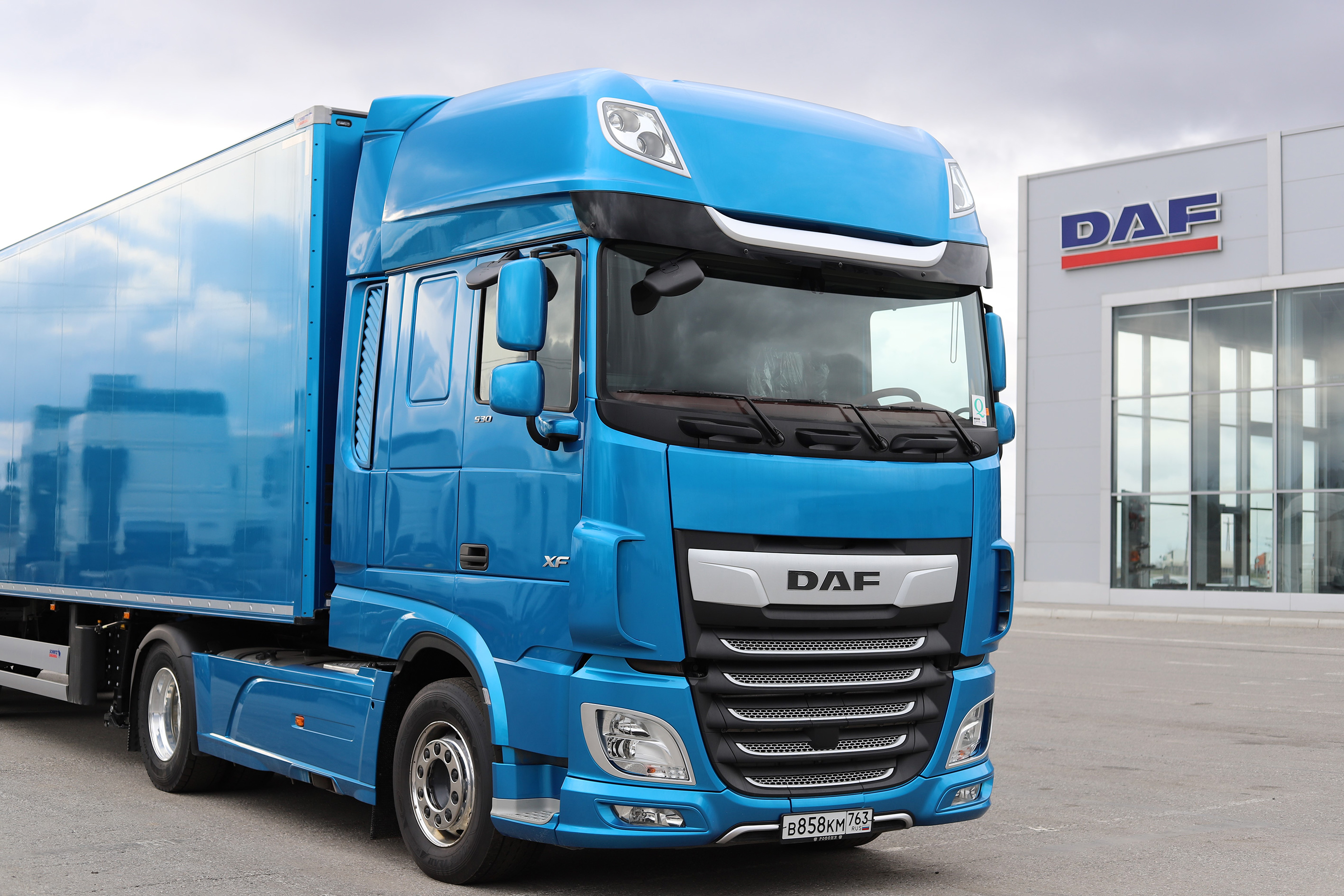  Обучение водителей клиентов эффективному вождению DAF EcoDrive.